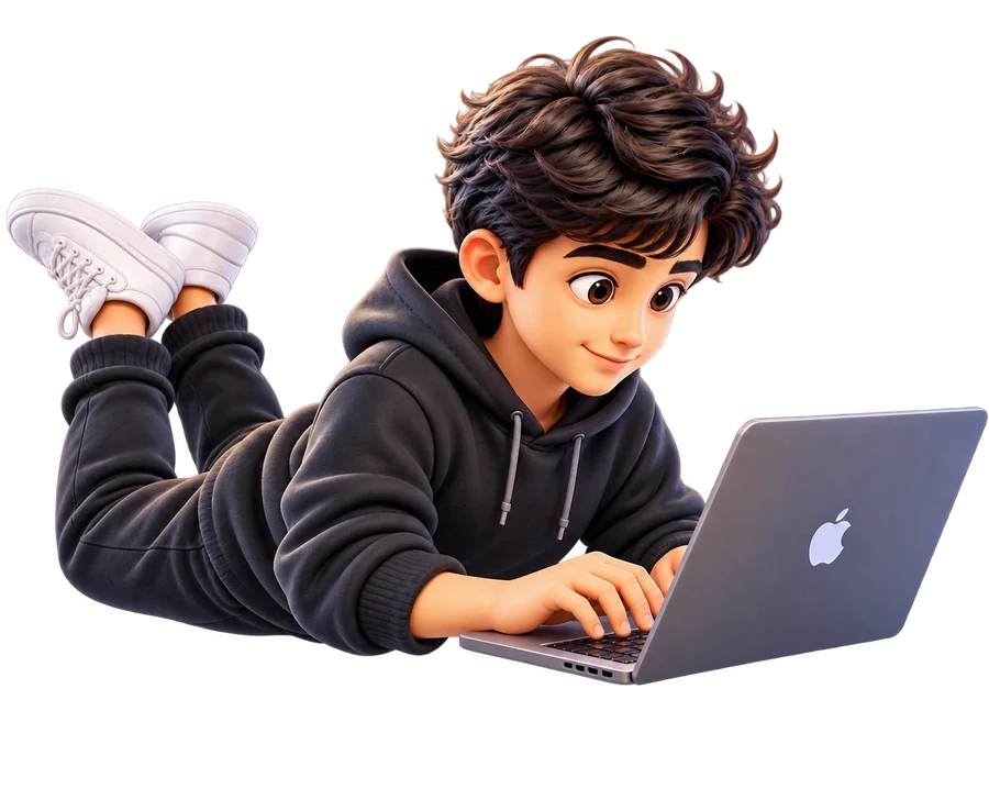 Learning data skills on a laptop